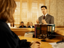 Man-Representing-Himself-In-Court-During-A-Divorce